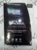 Silentnight 66" x 54" blackout curtain linings