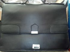 Black briefcase bag