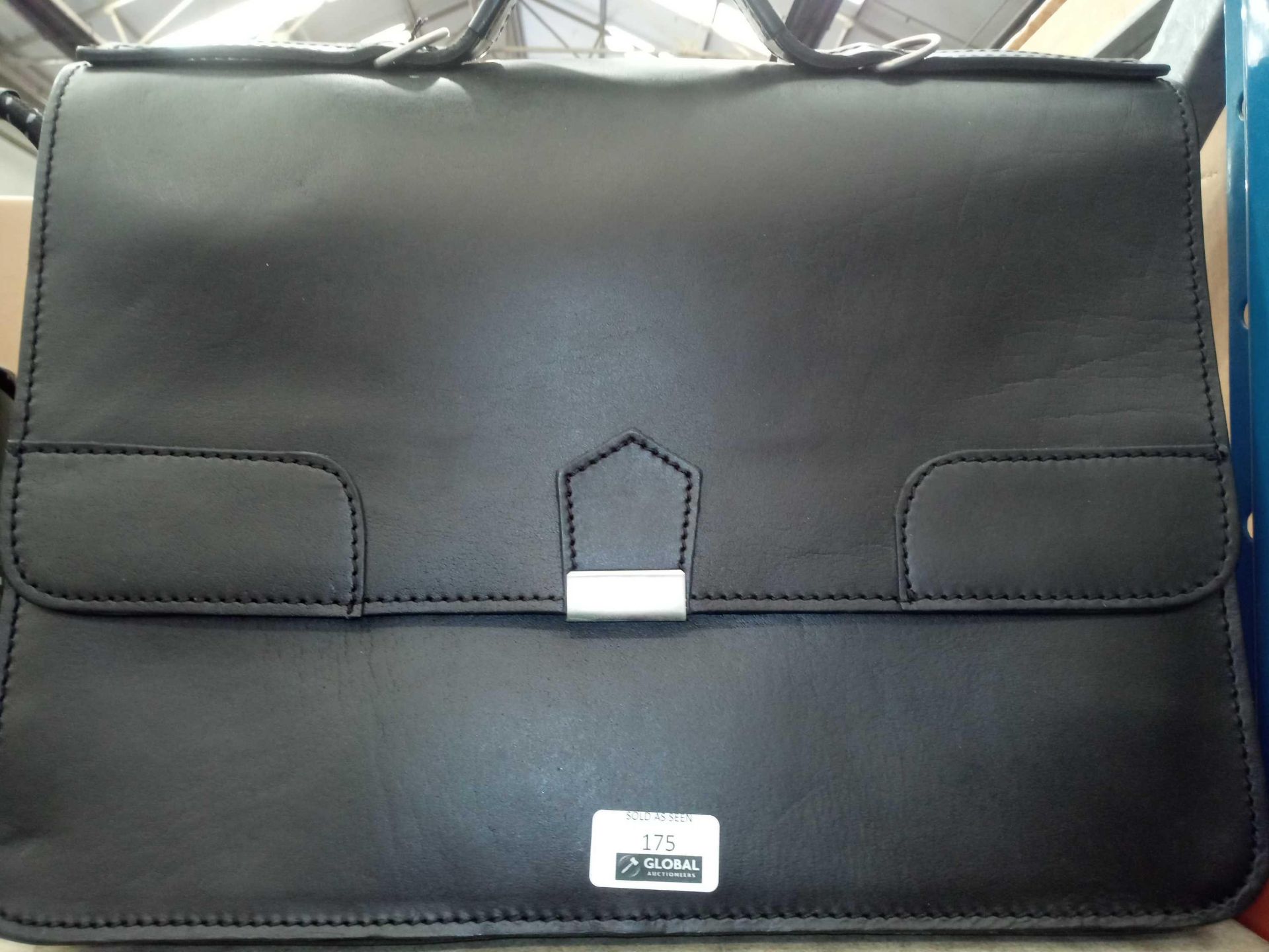 Black briefcase bag