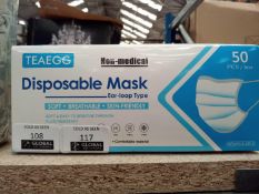Box of 50 teaegg non-medical disposable face mask