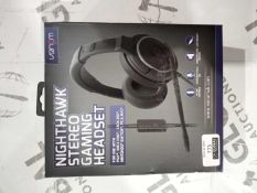 Boxed nighthawk stereo gaming headset