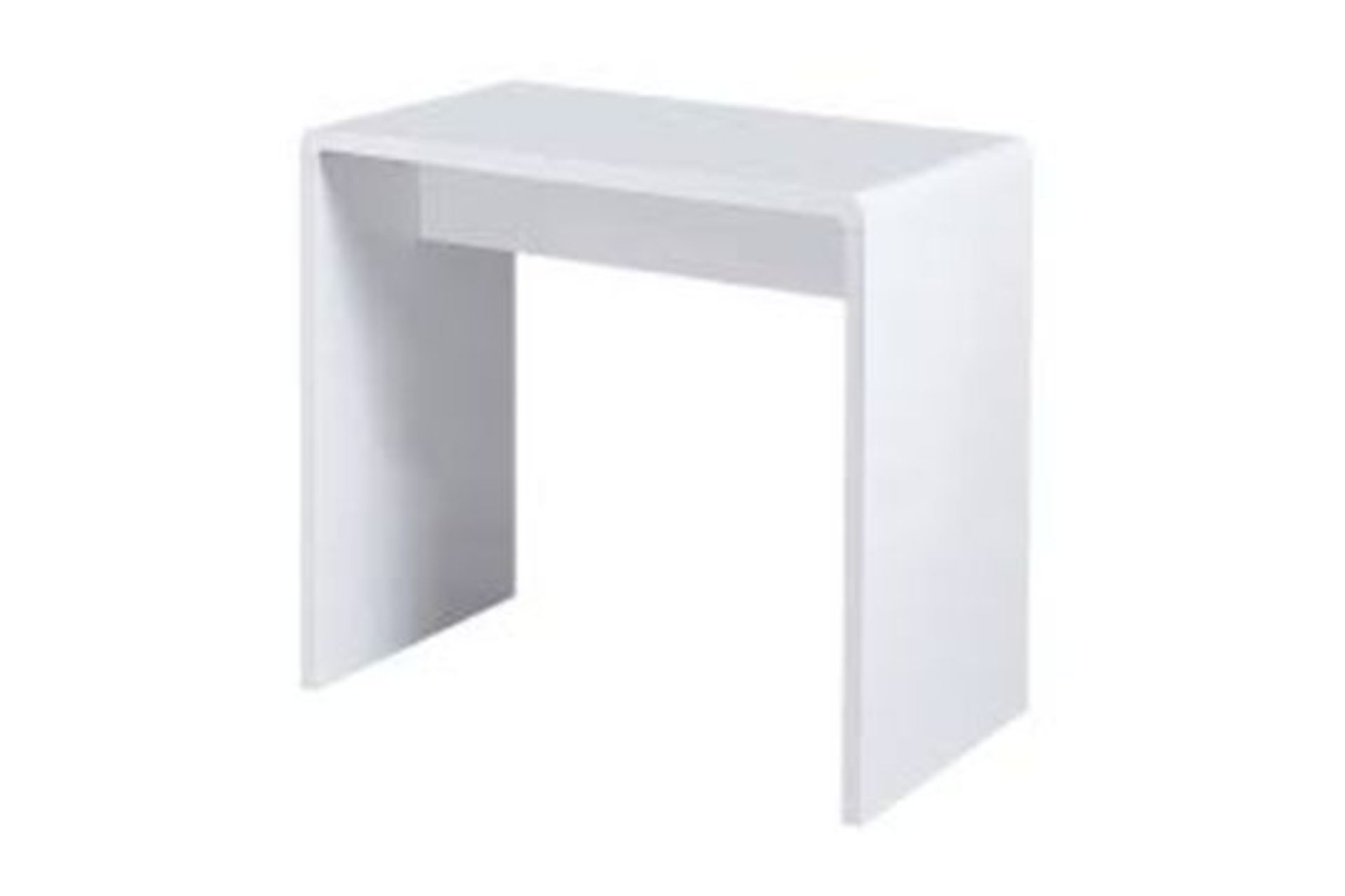 Boxed Glacier White Gloss 120X170X110CM Rectangular Bar Table RRP £250 (Pictures Are For