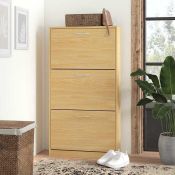 18 Pair Shoe Storage Cabinet