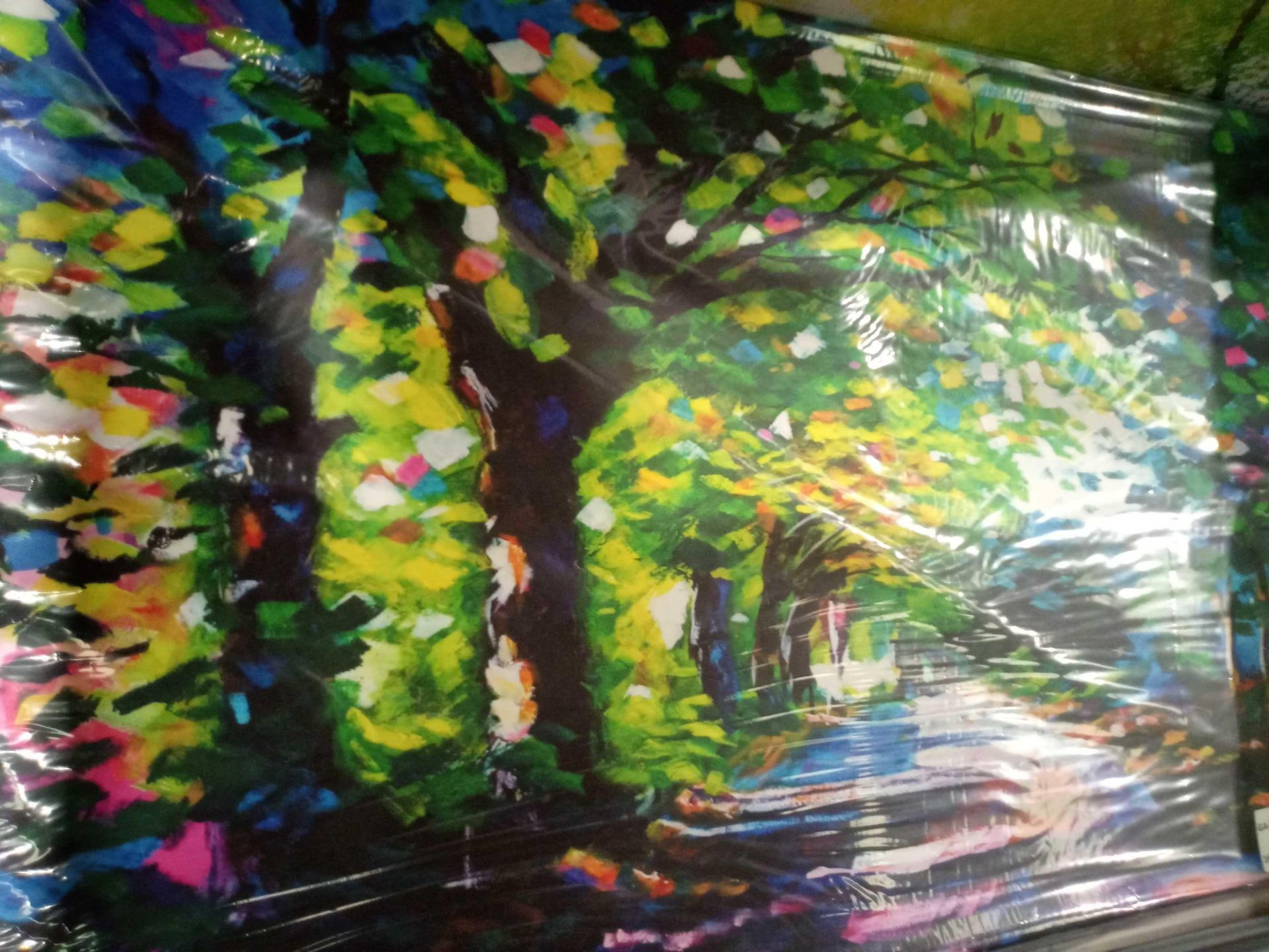 Multicolor Tree Setting Canvas