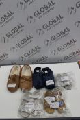 Assorted Children'S And Adults Sandals And Slippers