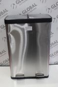 30L Stainless Steel Pedal Bin