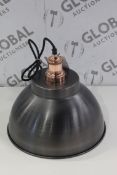 Boxed Rose Gold Stainless Steel Ceiling Light