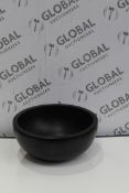 Black Round Wash Basin