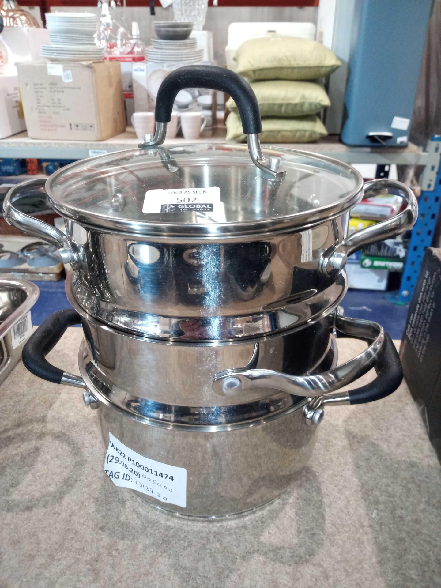 Unboxed 3 Tier John Lewis Steamer Pans