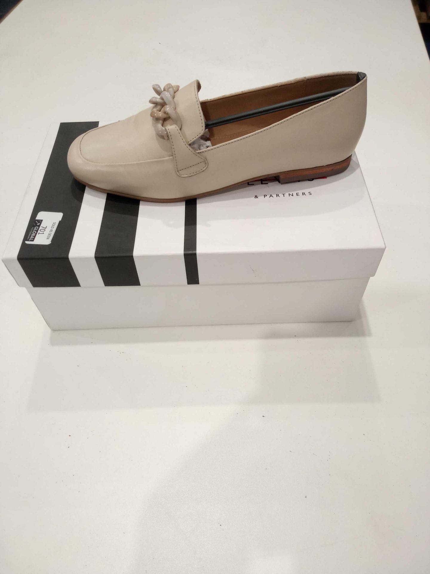 Boxed Cream John Lewis Size 36 Laddies Slip On Shoes Rrpâ£45 1079160