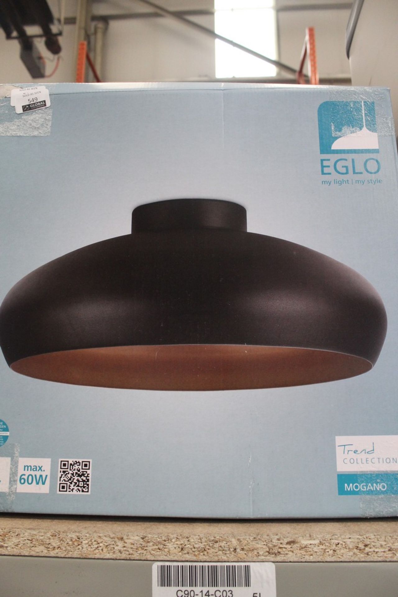 Boxed Eglo Trend Collection Mogano Light - Image 2 of 2