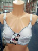 Lot To Contain 3 Packs Of 12 Hana White 1508 Laddies Bras Size Range From 42 D To 52 D Combined Rrp