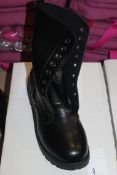 Boxed Leather Black Laddies Boots