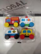 Lot To Contain 5 Boxed Set Of 4 My First Rescue Vehicle Set