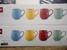 Lot To Contain 2 Boxed Lacafetiere Brights Set Of 4 Espresso Cups