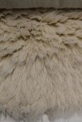 White Fluffy Designer Floor Rug