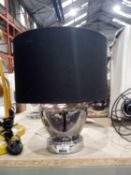 Unboxed Stainless Steel Black Copper Table Lamp