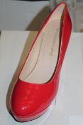 Gloss Red High Heeled Shoes