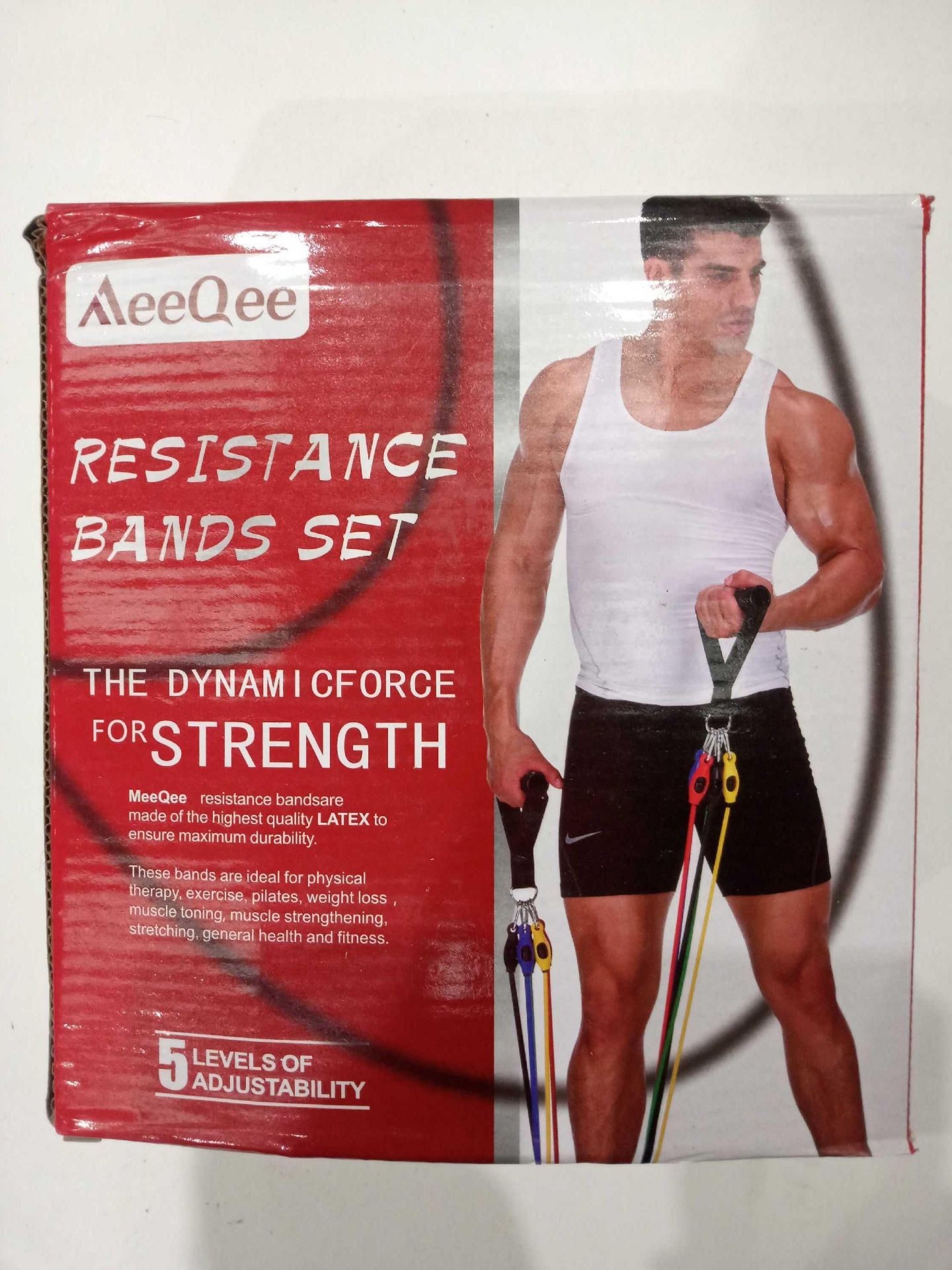 Lot To Contain 4 Aeeqee Resistance Bands Set