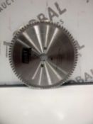 Lot To Contain 2 Silver Aluminium Cutting Saw Blades