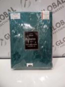 Prime Linens Fully Lined Teal Curtains