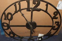 Boxed Brayden Studio 82Cm Oversized Wall Clock Rrp £155 (18547)(Appraisals Available Upon