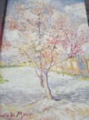 Souvenir De Mauve Multi-Coloured Tree Print Canvas Art Rrp ¬£45 (18415)(Appraisals Available Upon