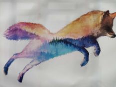 Multi Coloured Fox