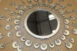 Unboxed Spiral Wall Designer Mirror Rrp £100 (18547)(Appraisals Available Upon Request) (Pictures