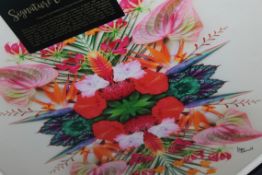 Signature Collection Tropical Symmetry Canvas By Alyson Fennell Rrp £50 (15514)(Appraisals Available