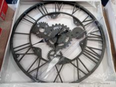 Rrp £120 Boxed Roman Numerals Designer Clock