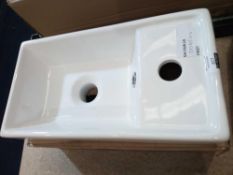 Rrp £50 Boxed Lanza Cloakroom Basin