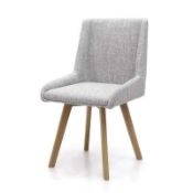 Rrp £90 Boxed Skandi Flax Effect Dinning Chair