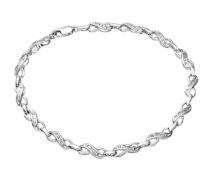 8" Sterling Silver and Diamond Bracelet RRP £355 (UBSD5048)