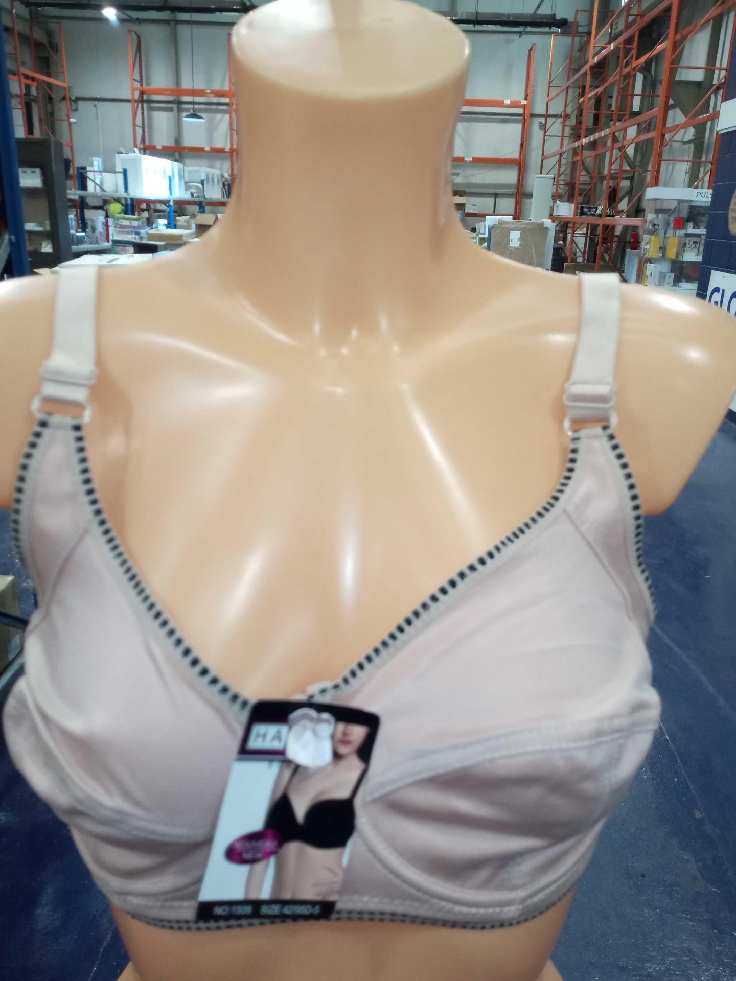 Not To Contain 3 Brand New Packs Of 12 Hana (1508) Size42D-52D Beige Ladies Bras Combined Rrp £540(