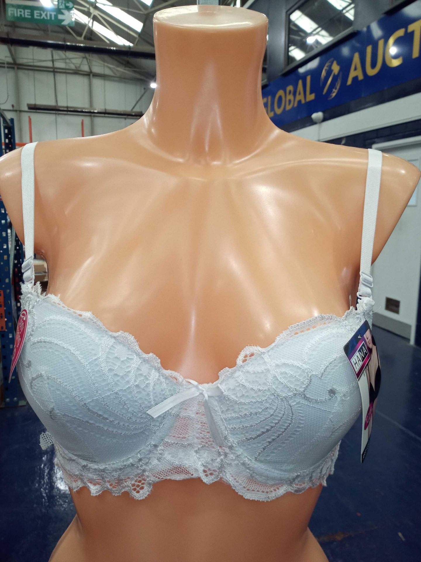 Lots To Contain 3 Brand New 6 And Hanna White (1350) Size Of 36B To 46B Ladies Bras Combined Rrp £