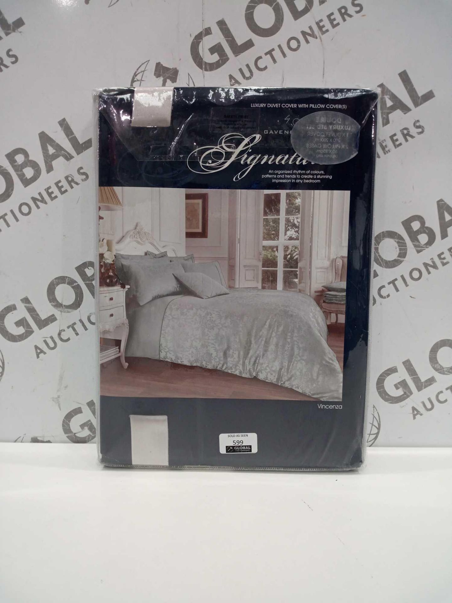 Rrp £65 Bagged Signature Collection Gaveno Cavailia Double Duvet