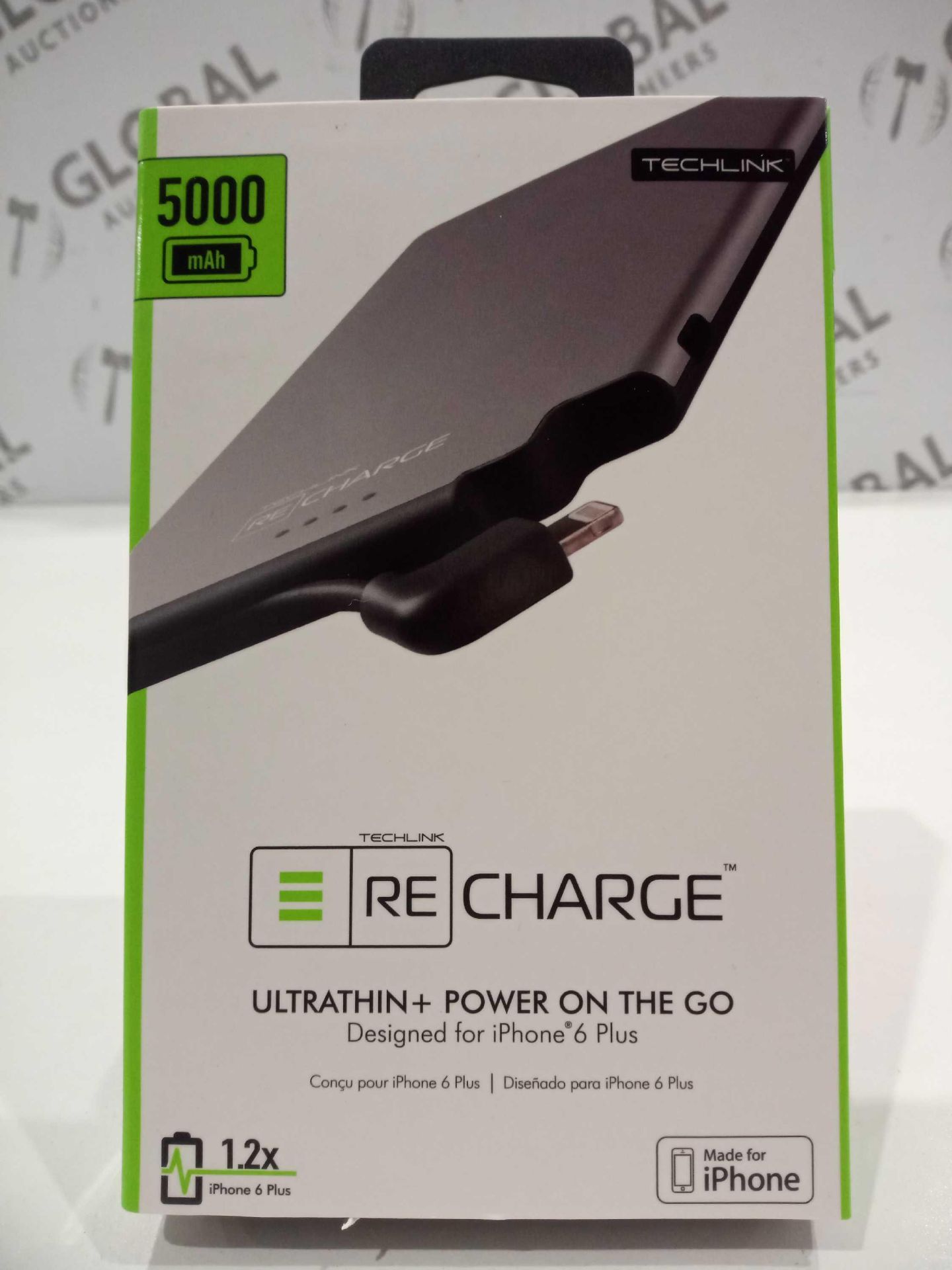 Rrp £120 Lot To Contain 4 Silver Techlink 5000 Mah Power Banks Combined Rrp £120
