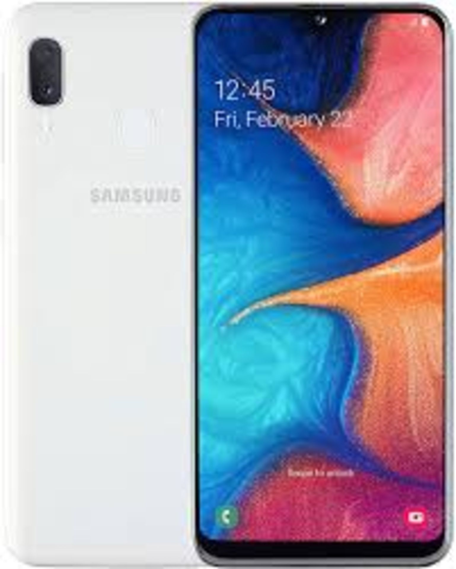 Rrp £170 Samsung Sm-A202F/Ds (A20E 32Gb) White