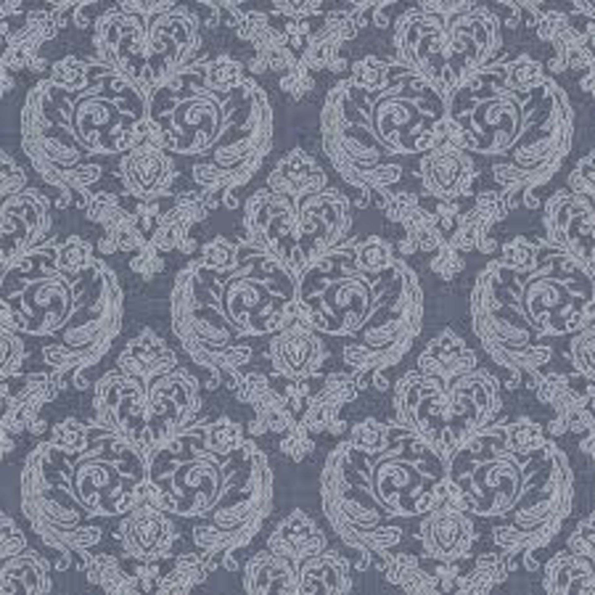 Rrp £60 Lot To Contain 2 Crown Calico Damask Wallpapers.