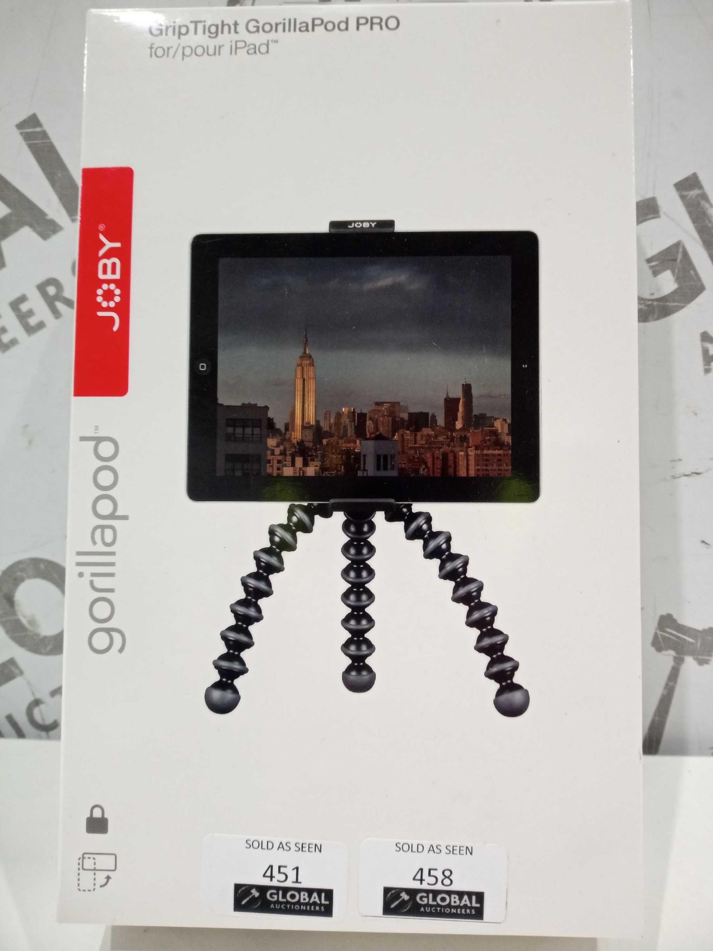 Rrp £50 Boxed Joby Griptight Gorillapod Pro For Ipad