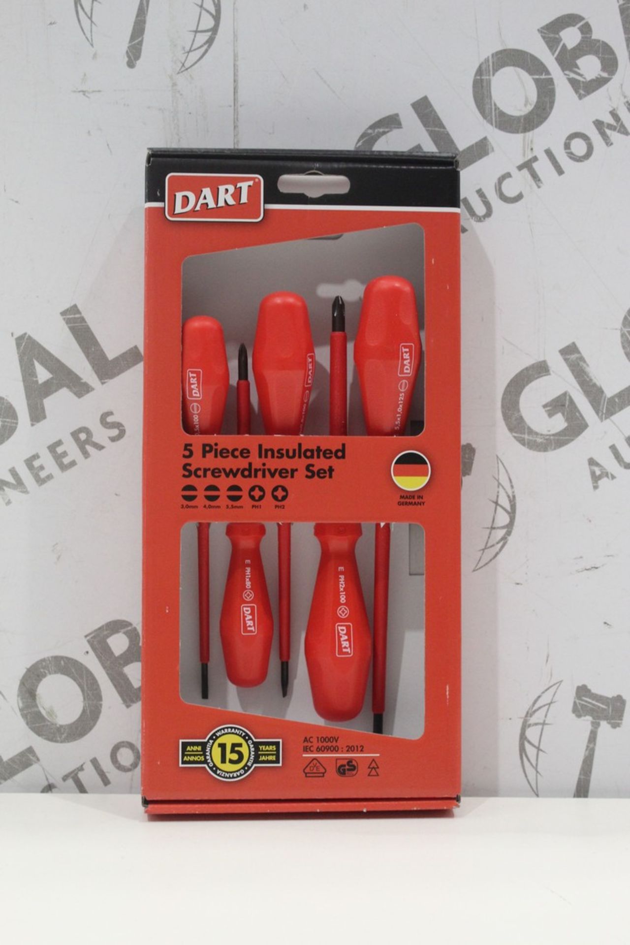 Rrp £90 Lot To Contain 3 5Pcs Insulated Screwdriver Set