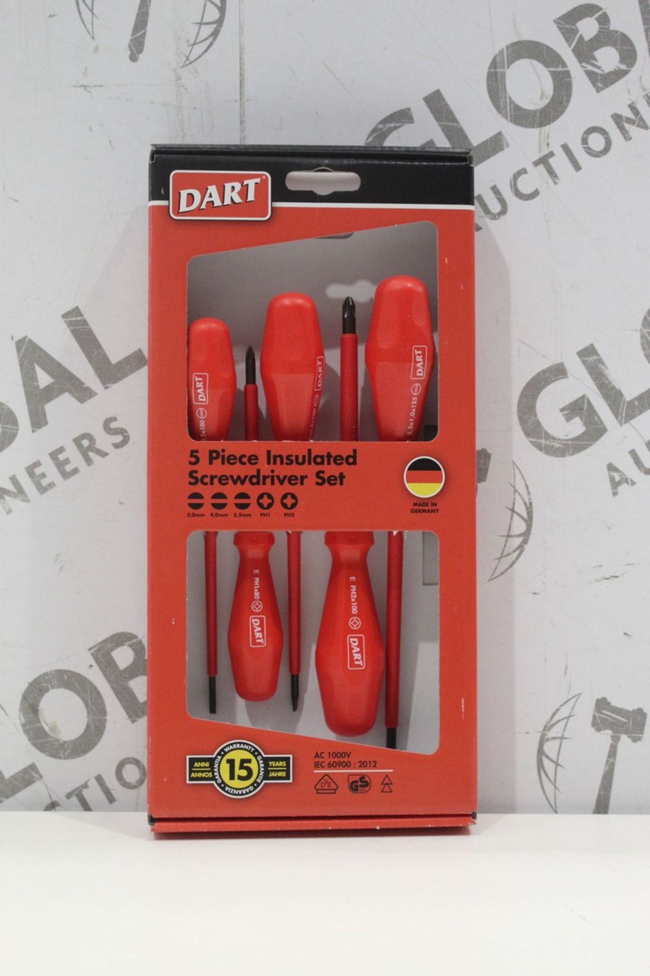 Rrp £90 Lot To Contain 3 5Pcs Insulated Screwdriver Set