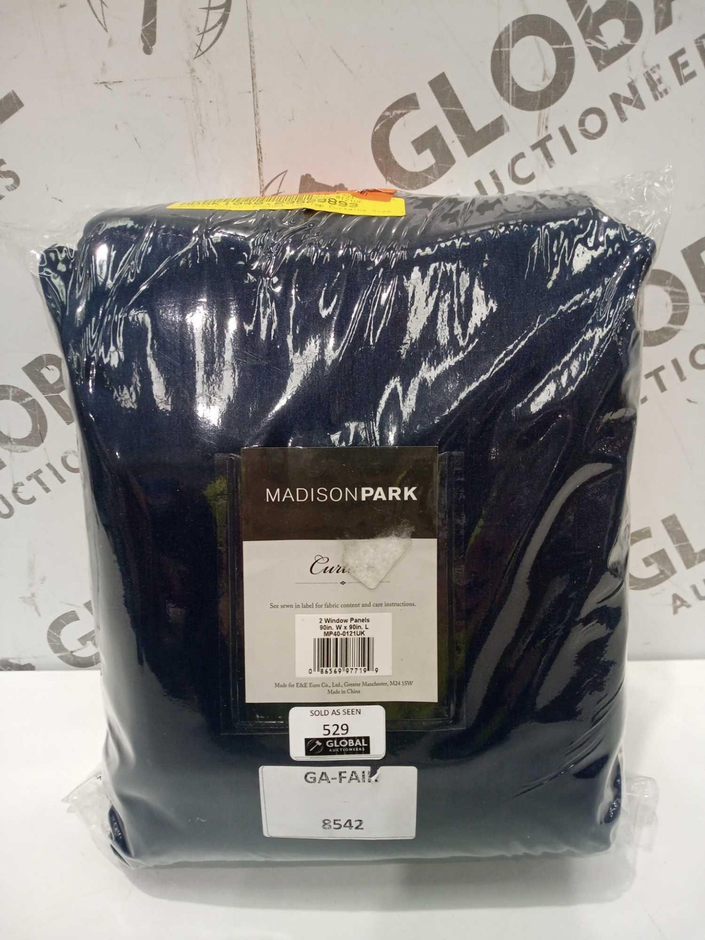 Rrp £60 Madison Park Amherst Polyoni Pintuck Curtains 90 By 90 Inches