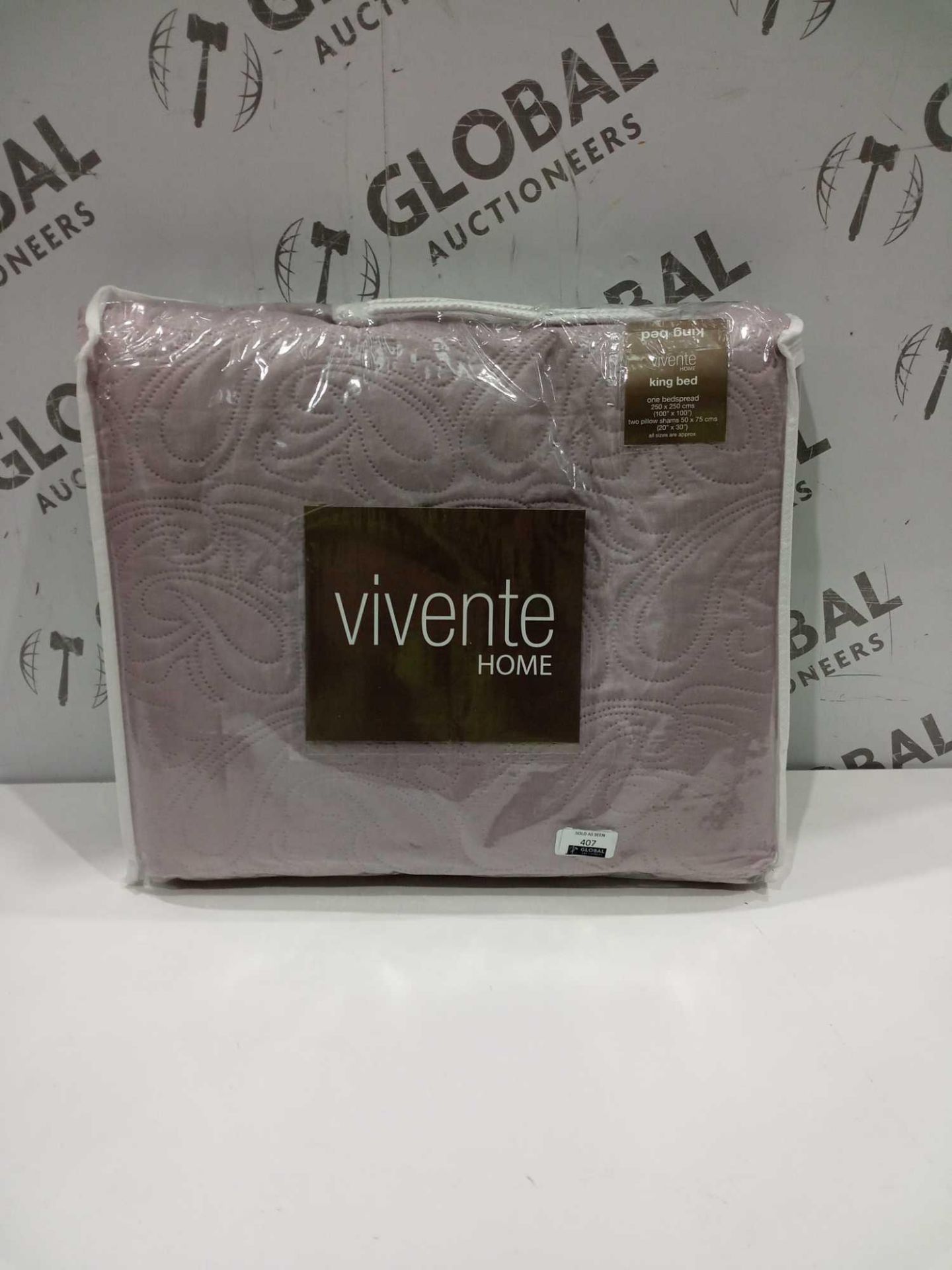 Rrp £70 Bagged Vicente Home King Size Bedspread