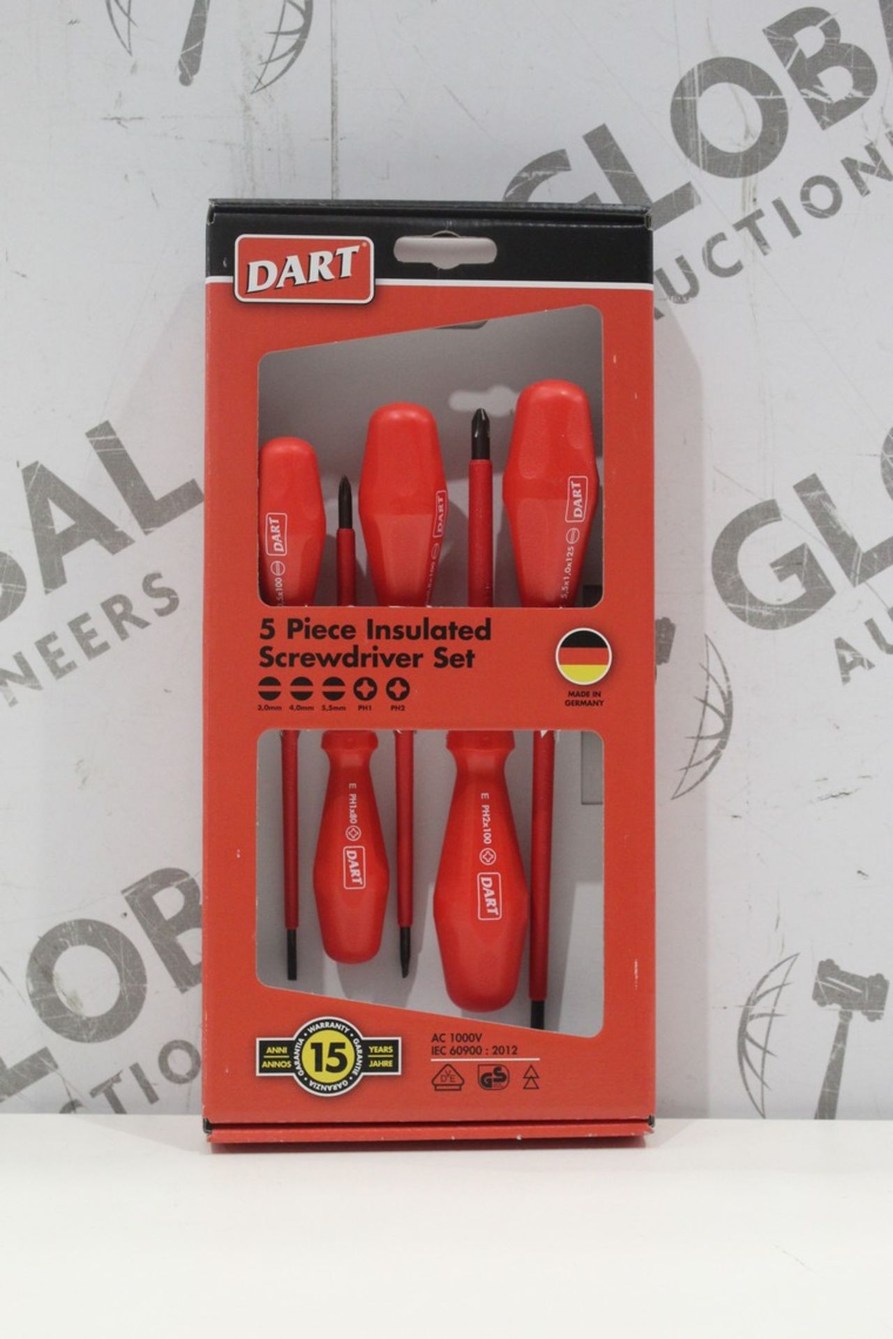 Rrp £90 Lot To Contain 3 5Pcs Insulated Screwdriver Set