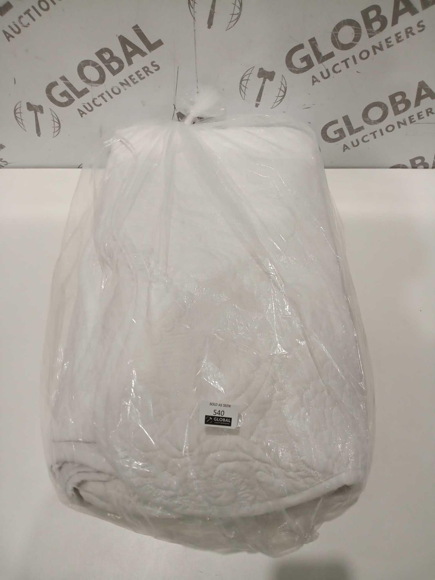 Rrp £80 Bagged Designer Plain White Duvet