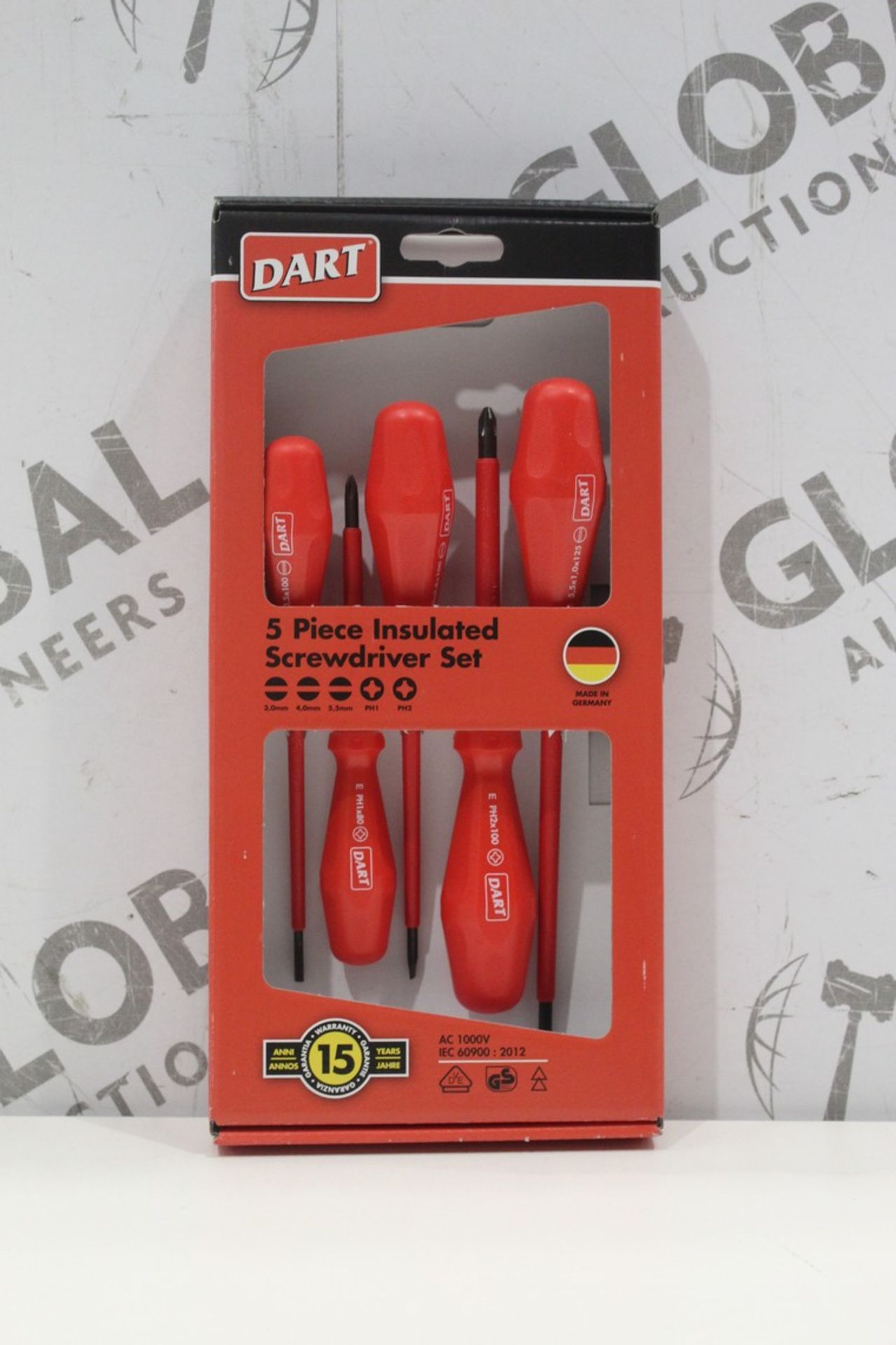 Rrp £90 Lot To Contain 3 5Pcs Insulated Screwdriver Set