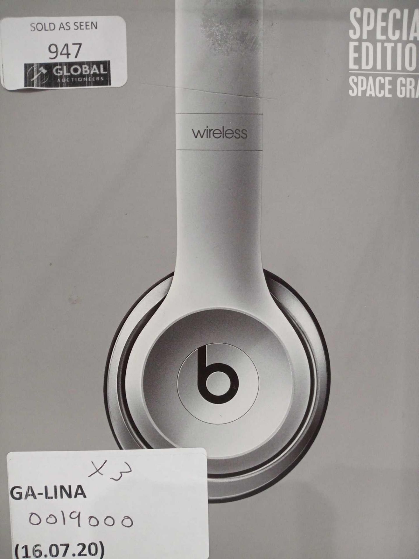 RRP £190 Boxed Beats By Dr Dre Solo2 Wireless On-E