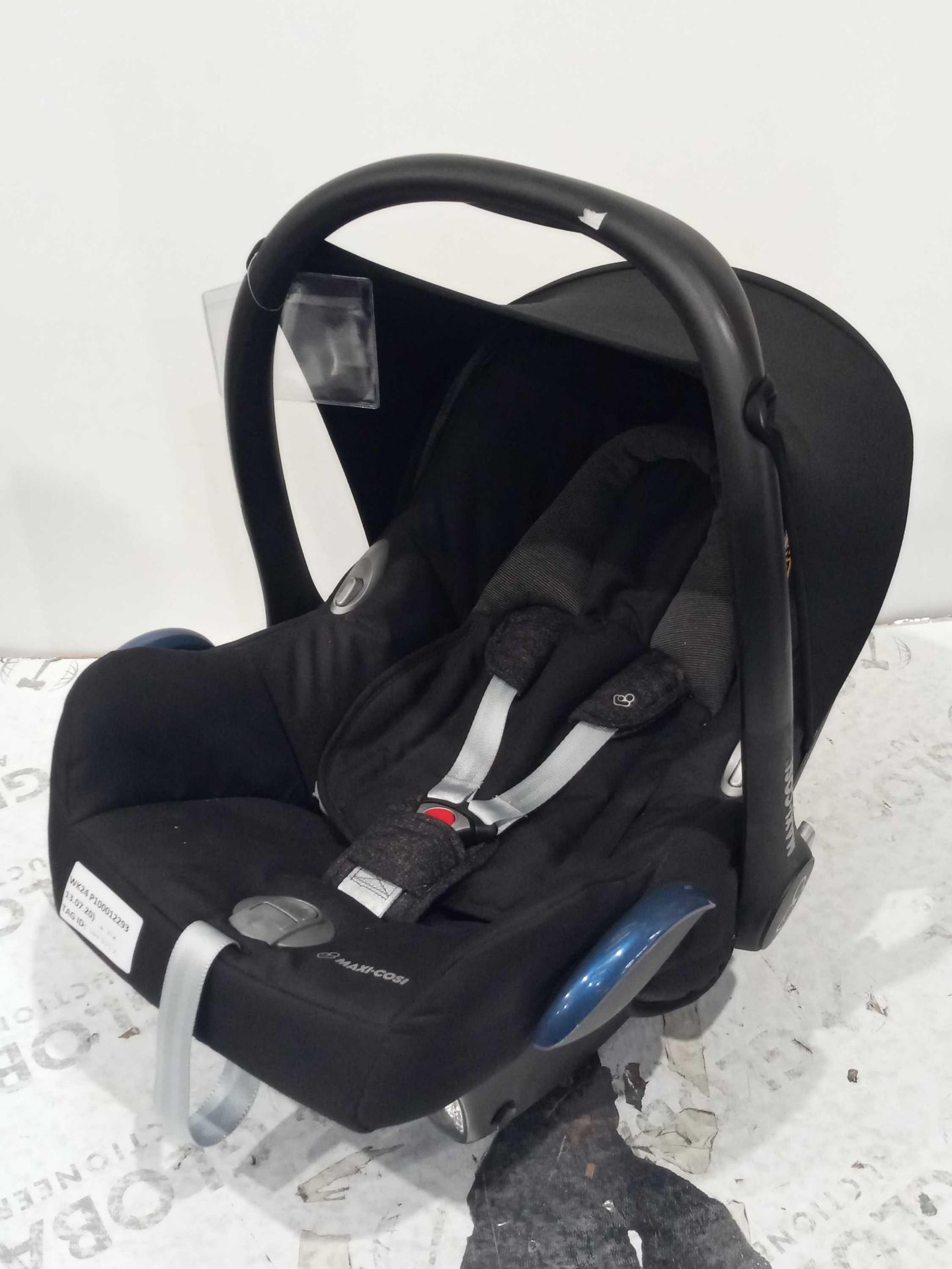 RRP £70 Unboxed Maxi Cosi Nomad Black In Car Children'S That Safety Seat Suitable From Birth